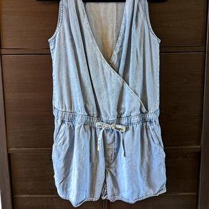 Lightweight Denim Romper